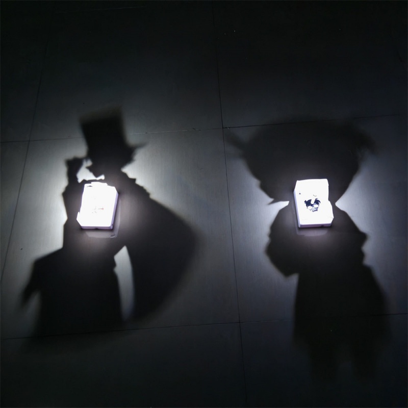 Lighting Home Decor Items - อะนิเมะฟิกเกอร์ซิลลูเอทโคมไฟติดผนังอะนิเมะอุปกรณ์เสริมของเล่นตกแต่งบ้านเงาหล่อไนท์ไลท์คิดส์คอลเลคชั่นของขวัญวันเกิด
