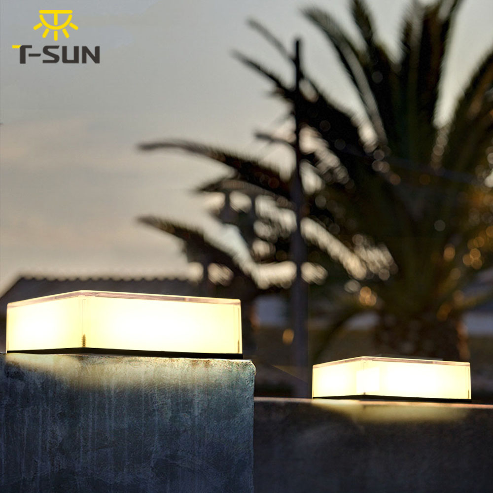 Lighting Decor Sunrise - T-SUN 1 PC/2 PCS พลังงานแสงอาทิตย์ IP65