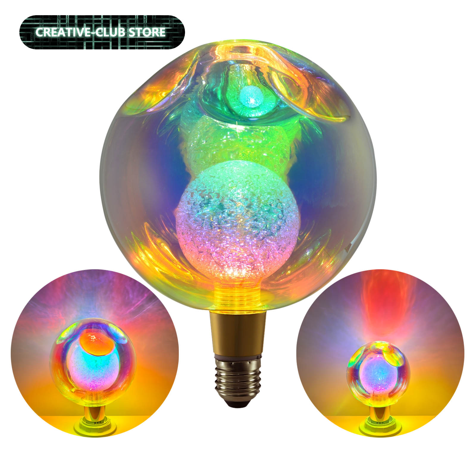 Vintage Lighting Decor - E27 P90 P120 P150 รอบบอลหลอดไฟ LED