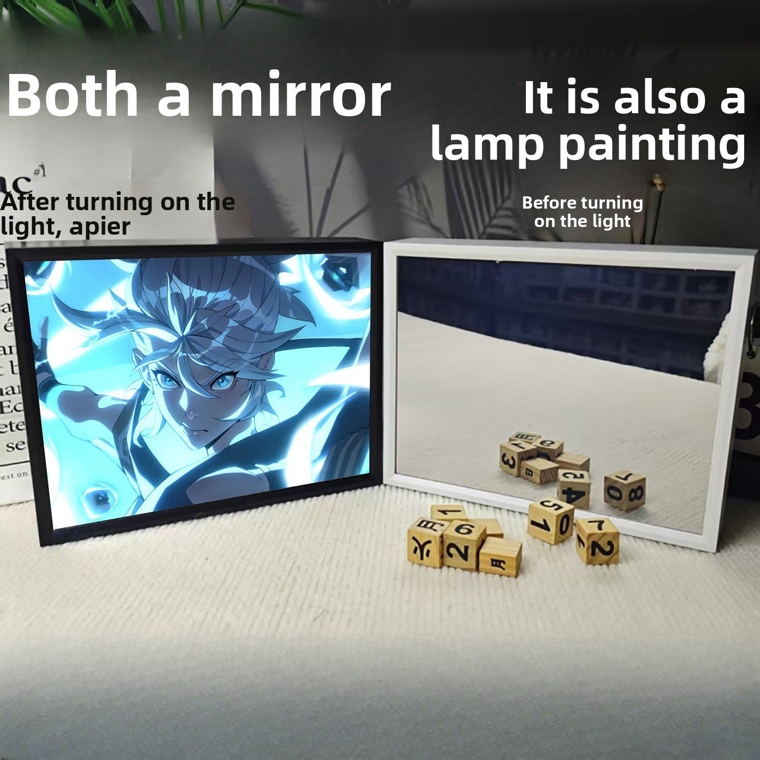 Decor Lighting Fans - สัญญาการวาดภาพสร้างสรรค์ใหม่ปี 2026 ของตกแต่งห้องด้วยสีอะคริลิก พัดลมสร้างบรรยากาศเทศกาล งานศิลปะแนวดาร์ค โมเดลอนิเมะ