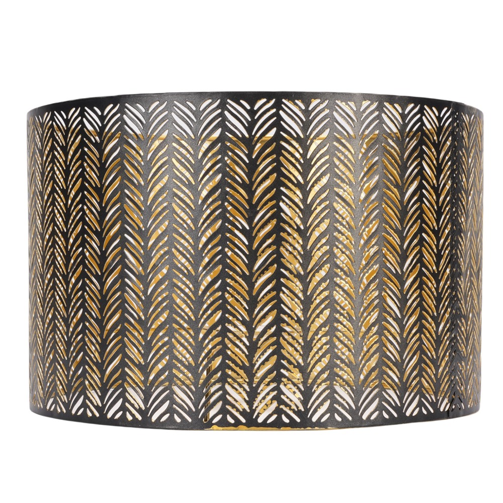 Geometric Lamp Shade - โคมไฟเหล็กแบบเรียบง่าย ลายเรขาคณิต ขนาดกลาง โคมไฟระย้า โคมไฟติดผนัง โคมไฟห้องนอน
