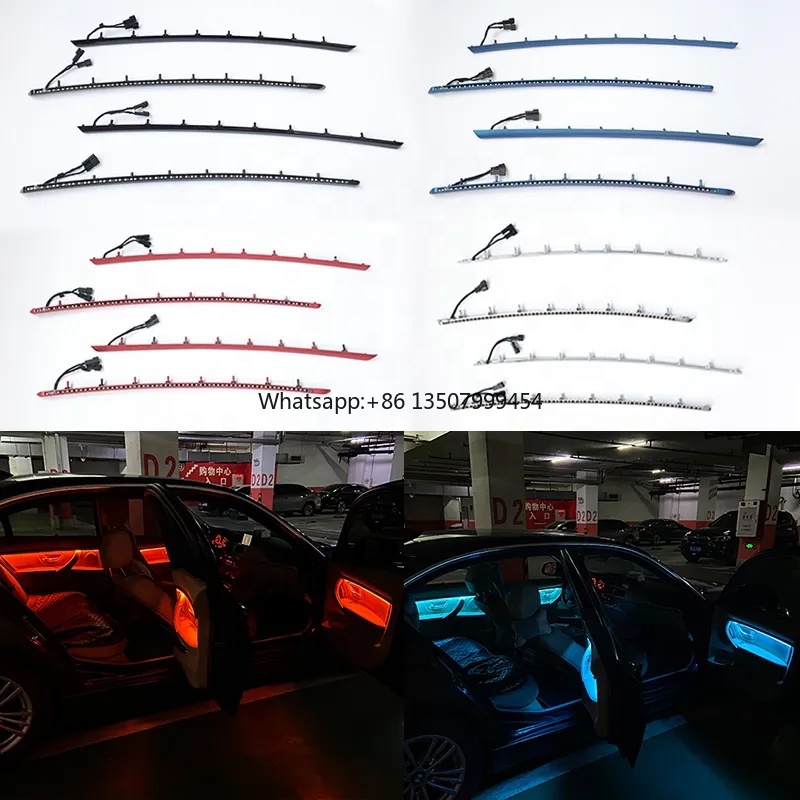 Lightings Decoration - ไฟตกแต่งภายในห้องโดยสาร 4 ประตู แบบ LED พร้อมไฟบรรยากาศสีฟ้าและสีส้ม