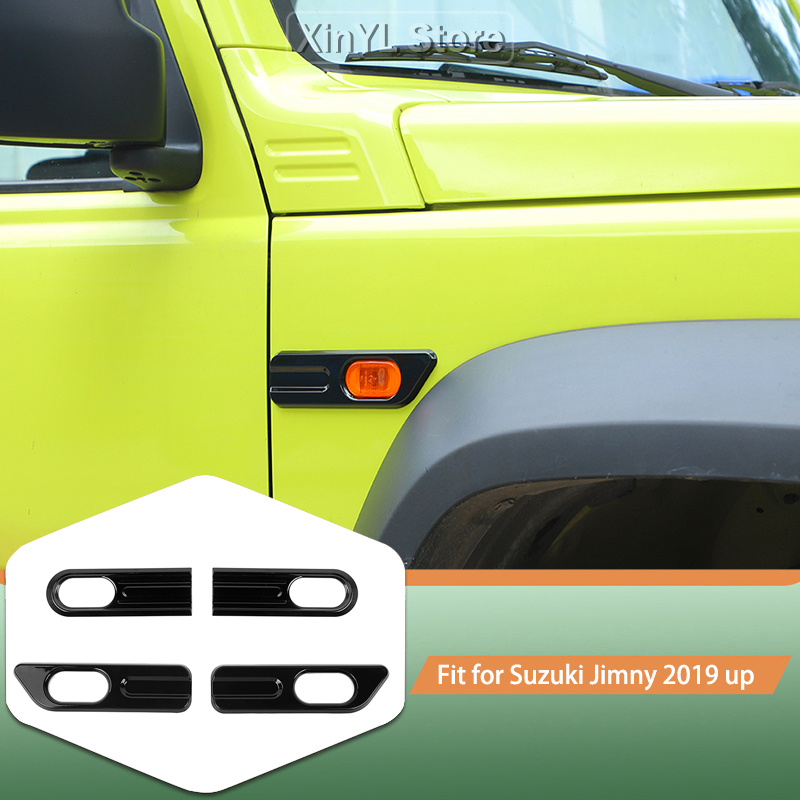 Geometric Lamp Shade - สติ๊กเกอร์ตกแต่งฝาครอบไฟเลี้ยว ABS สำหรับรถยนต์ Suzuki Jimny 2019