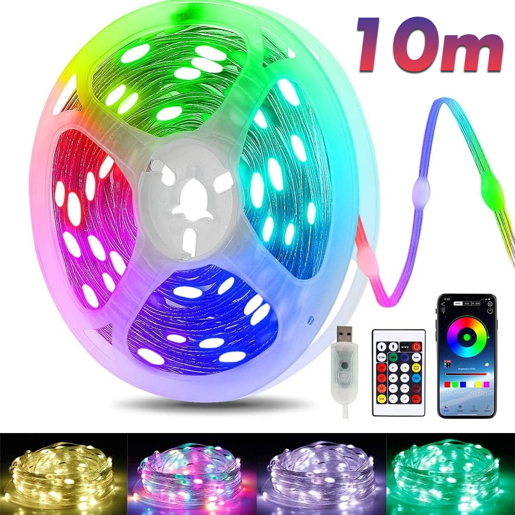 Decor Lighting Address - ไฟ LED บลูทูธแบบสาย USB 5V Dreamcolor
