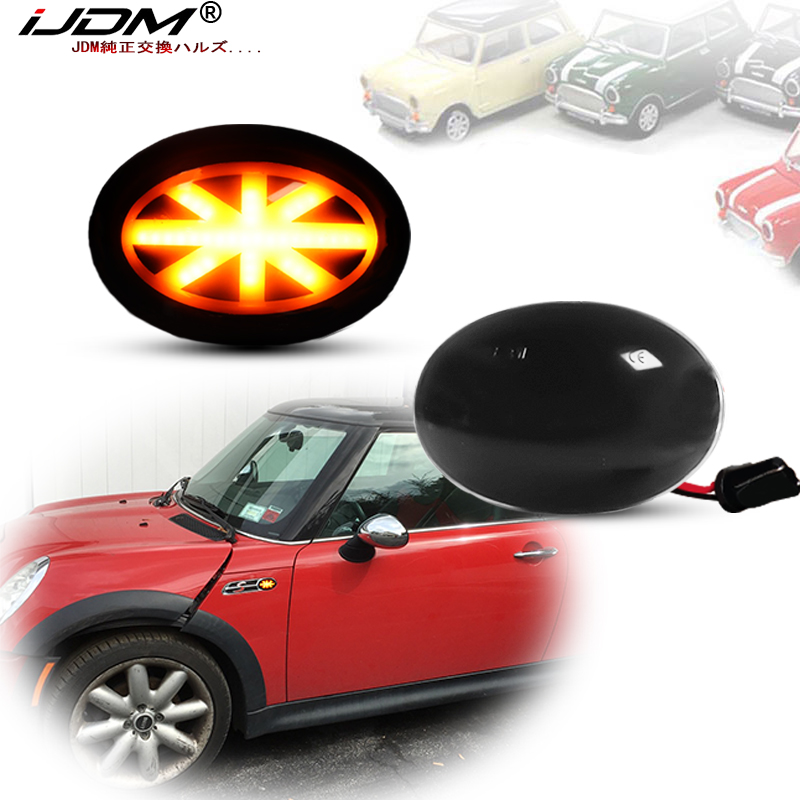 Union Lighting & Decor Collabs - ไฟเลี้ยว LED โลโก้ Union Jack สีเหลืองอำพัน