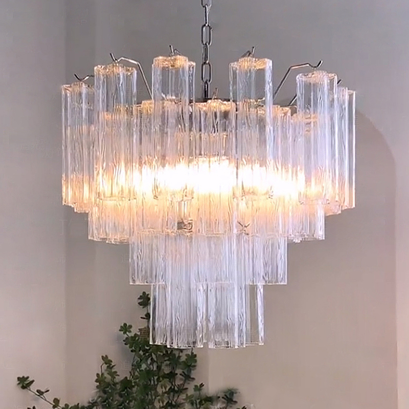 Lightings Decoration - โคมไฟแขวนแบบคลาสสิกสำหรับห้องนั่งเล่น LED ตกแต่งบ้านแบบโคมไฟติดเพดานโคมไฟติดเพดานกระจกแนววินเทจหรูหราในร่ม