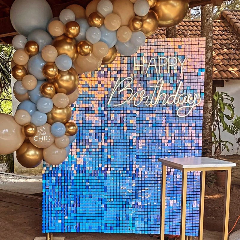 12 ชิ้น Light Gold Shimmer Wal - Lighting Room Decor Photo บทวิจารณ์และราคา