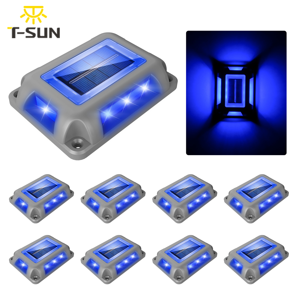 8PC Blue Light พลังงานแสงอาทิต - Lighting Decor Sunrise บทวิจารณ์และราคา