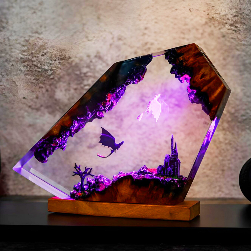 โคมไฟเรซิ่นสร้างสรรค์ โคมไฟข้า - Decor Lighting Sales บทวิจารณ์และราคา