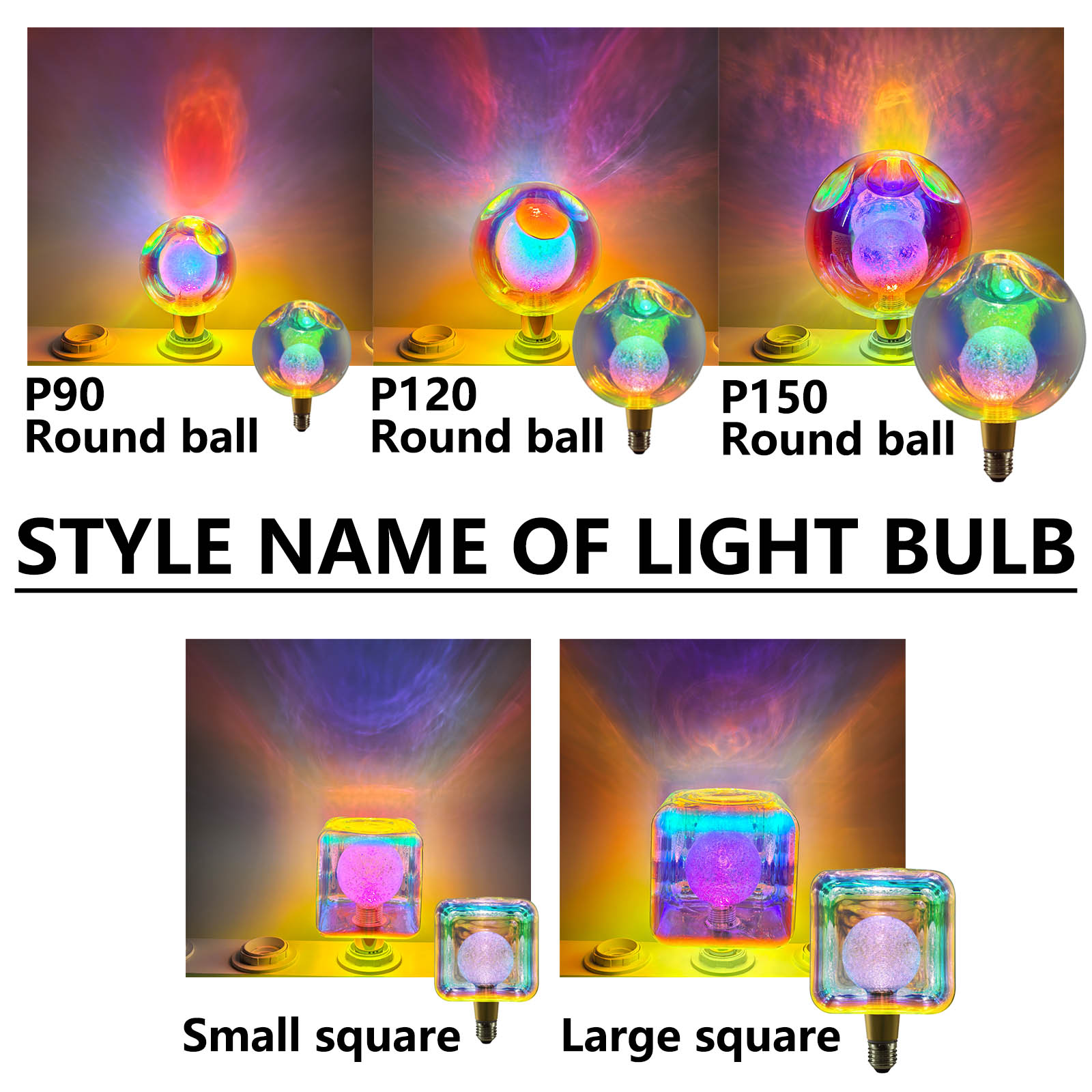 E27 P90 P120 P150 รอบบอลหลอดไฟ - Vintage Lighting Decor บทวิจารณ์และราคา