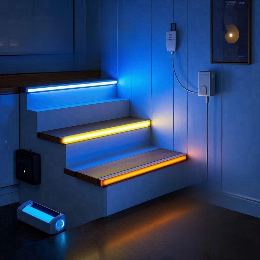 ไฟแถบ LED ไร้สายพร้อมเซ็นเซอร์ - Orange Lighting Decor บทวิจารณ์และราคา