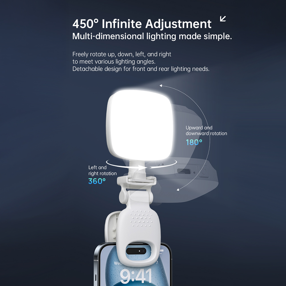 ไฟเซลฟี่แบบหนีบพกพาขนาดเล็ก LE - Lighting Gallery บทวิจารณ์และราคา