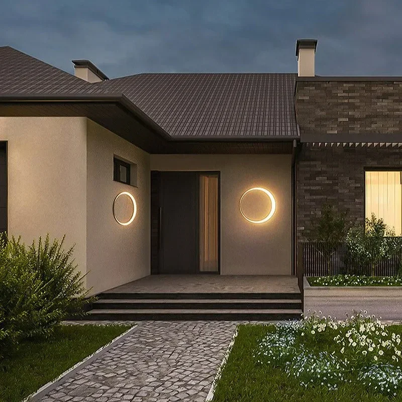 โมเดิร์นกลางแจ้งกันน้ํา Moon W - Lighting Decoration On Wall บทวิจารณ์และราคา