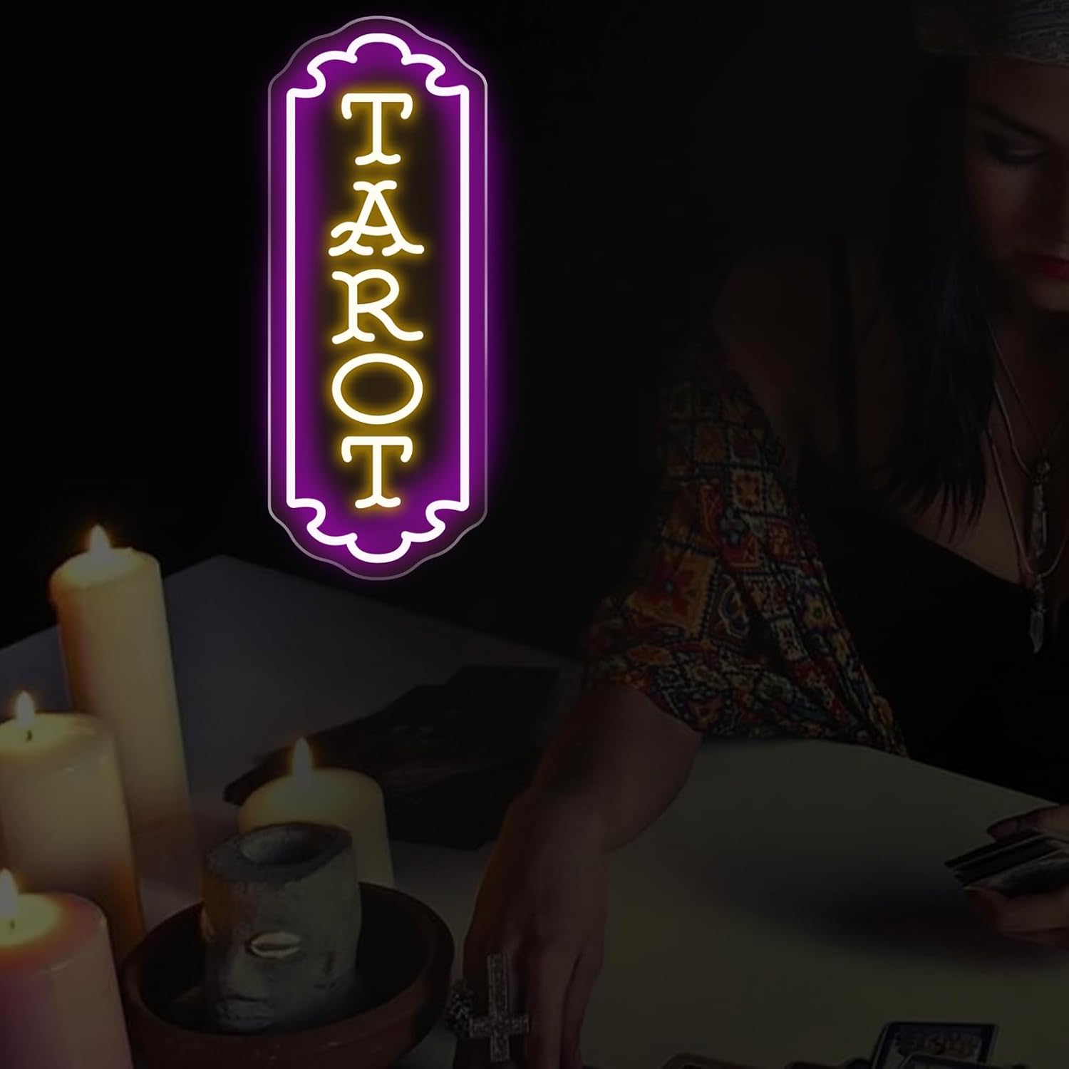 ป้ายไฟนีออนลายไพ่ทาโรต์ ใช้พลั - Lighting Decor Room บทวิจารณ์และราคา