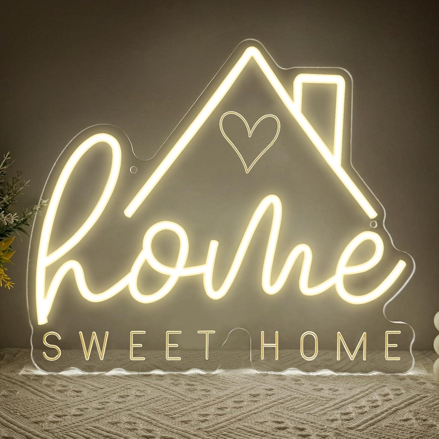 ป้ายไฟนีออน Sweet Home ไฟ LED  - Lighting Decor Room บทวิจารณ์และราคา