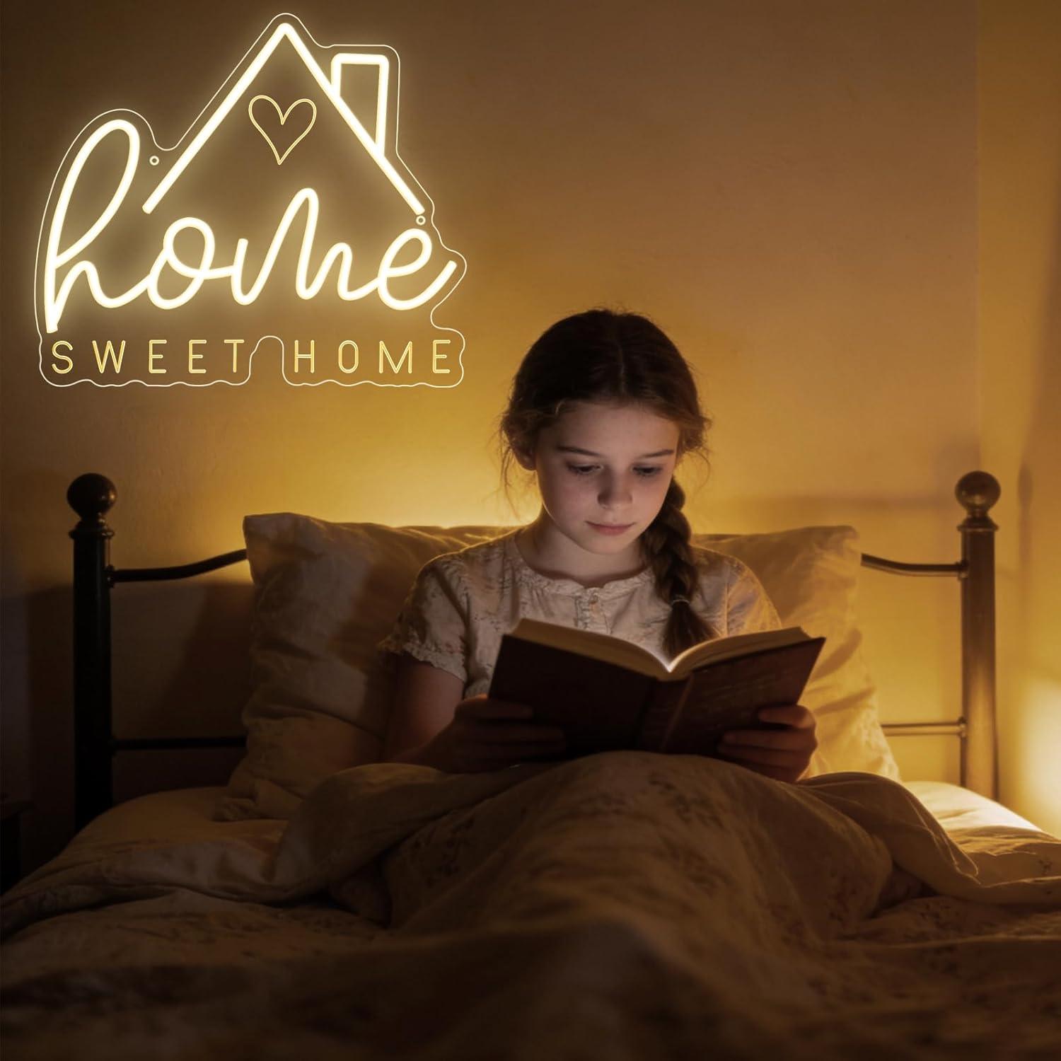 ป้ายไฟนีออน Sweet Home ไฟ LED  - Lighting Decor Room บทวิจารณ์และราคา