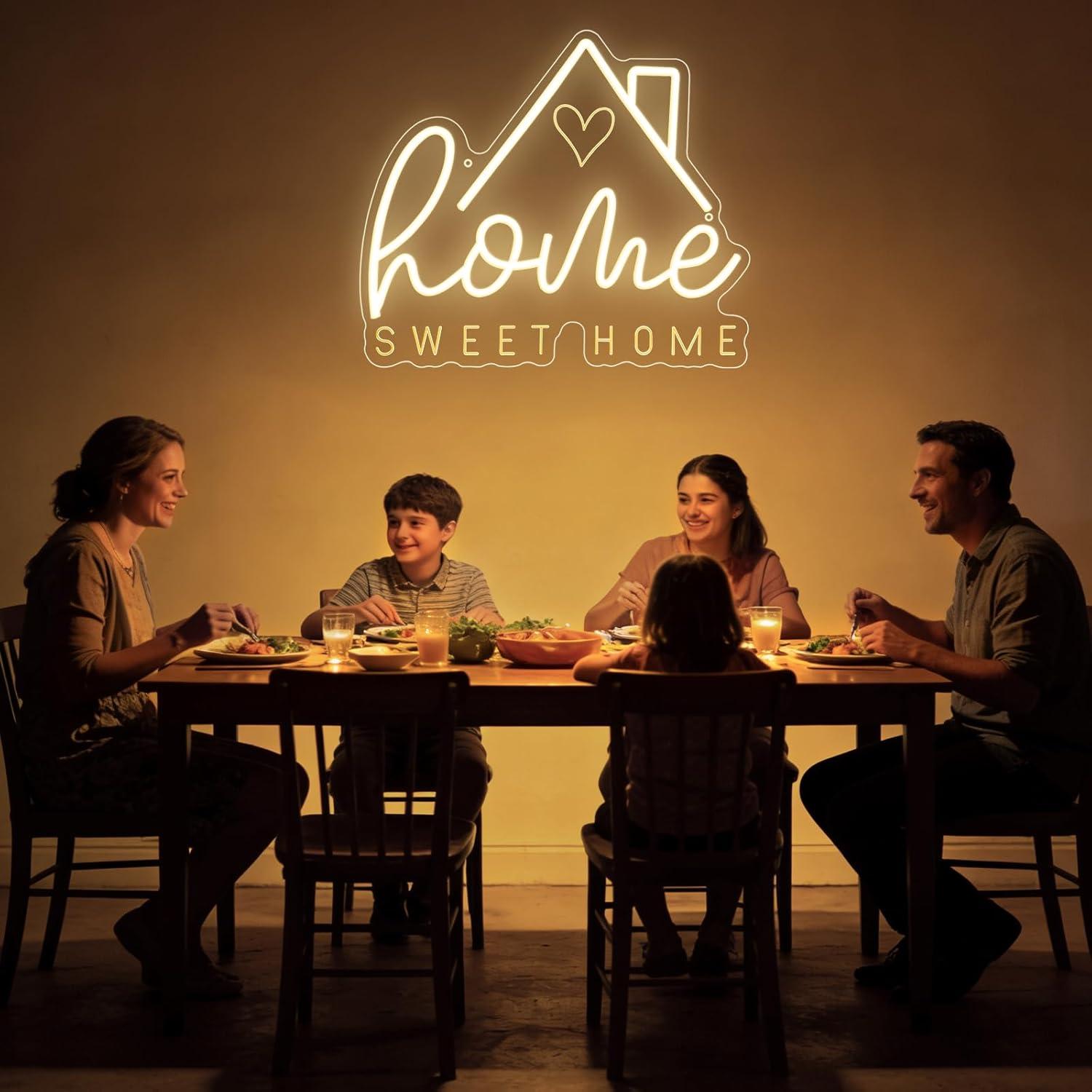 ป้ายไฟนีออน Sweet Home ไฟ LED  - Lighting Decor Room บทวิจารณ์และราคา