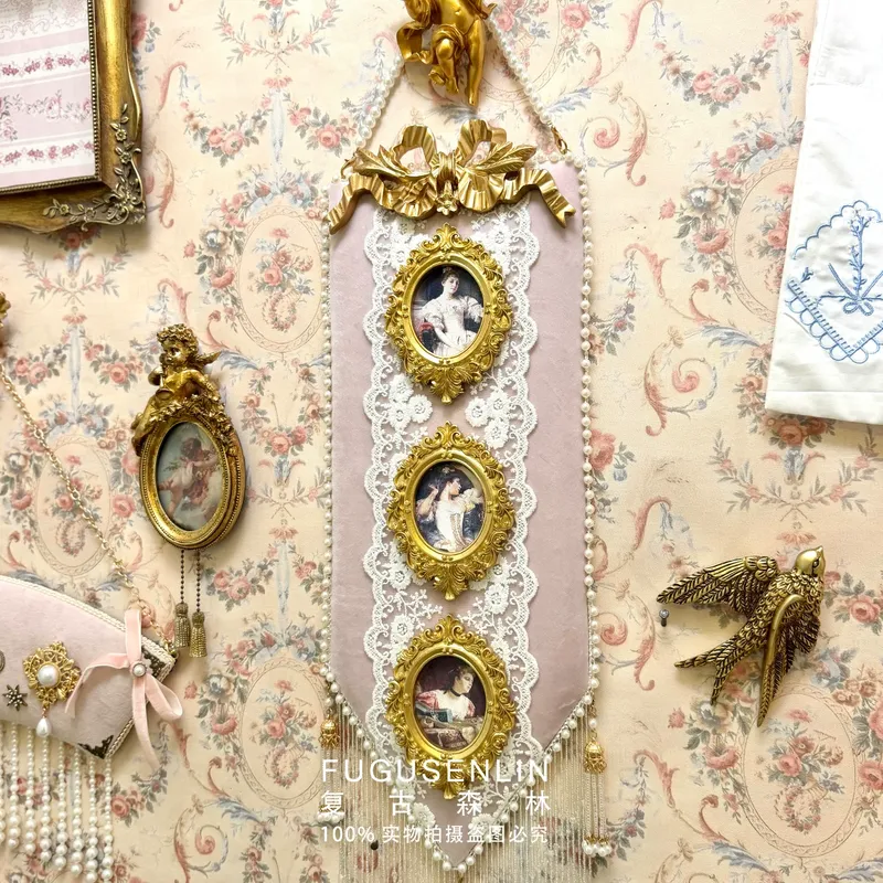 กรอบรูปติดผนังสไตล์วินเทจทำมือ - Lighting Room Decor Photo บทวิจารณ์และราคา