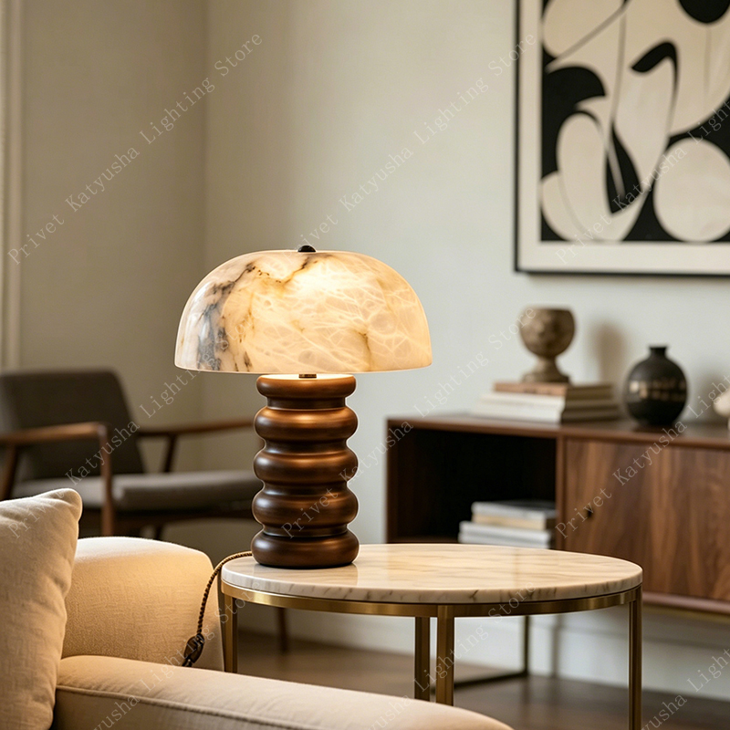 โคมไฟตั้งโต๊ะทรงเห็ดสไตล์เรโทร - Lighting Home Decor Items บทวิจารณ์และราคา