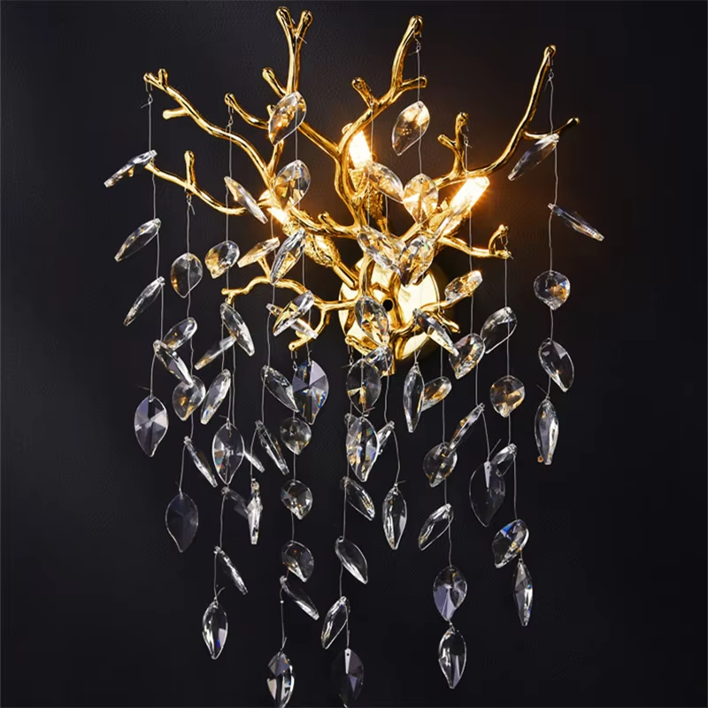 โมเดิร์นหรูหราคริสตัลโคมไฟห้อง - Lighting Decoration On Wall บทวิจารณ์และราคา