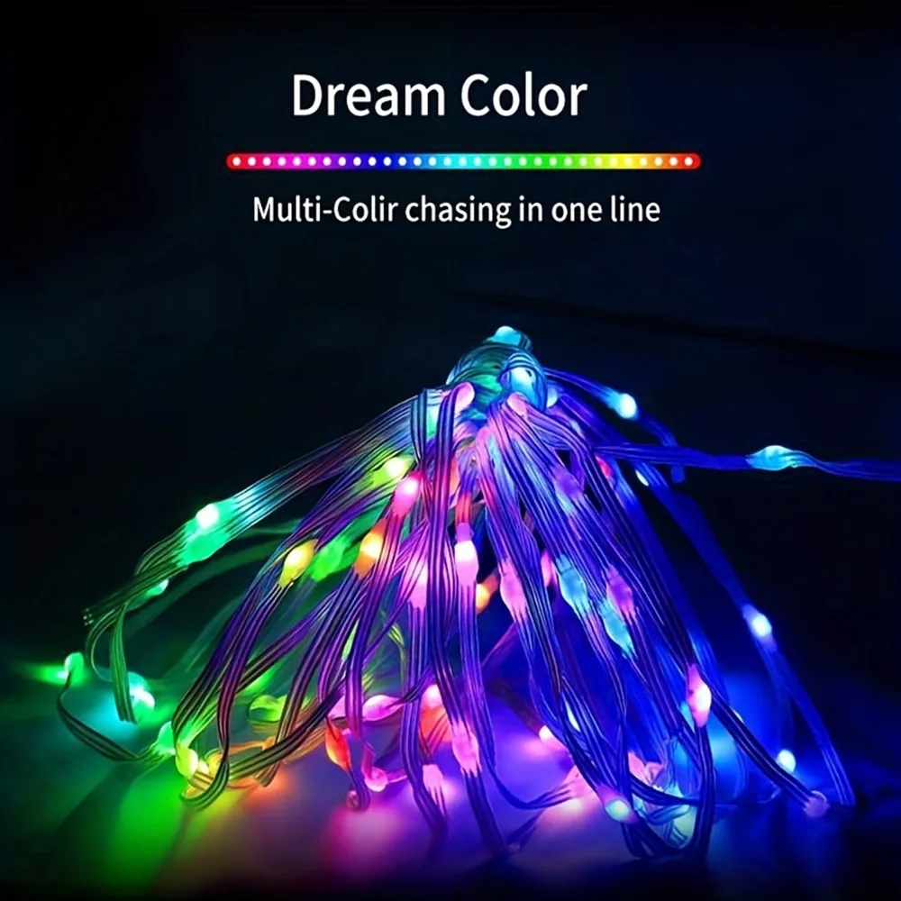 WS2812 LED String Light USB 5V - Decor Lighting Address บทวิจารณ์และราคา