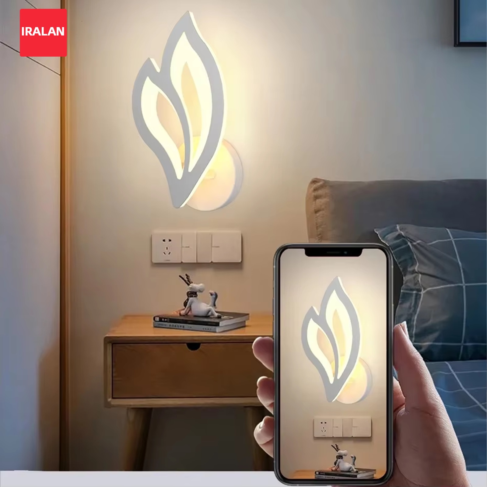 โคมไฟติดผนัง LED รูปทรงใบไม้ ส - Lighting Home Decor Items บทวิจารณ์และราคา