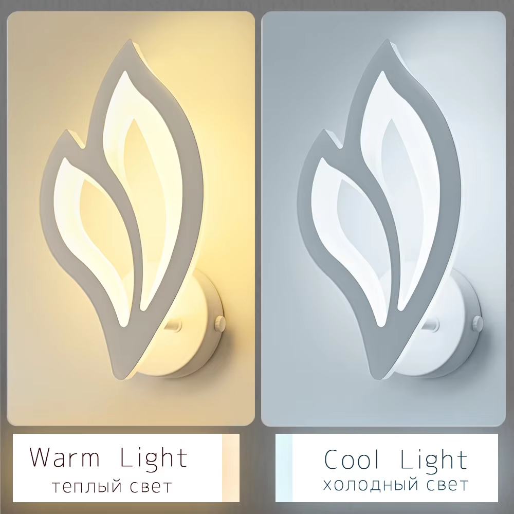 โคมไฟติดผนัง LED รูปทรงใบไม้ ส - Lighting Home Decor Items บทวิจารณ์และราคา