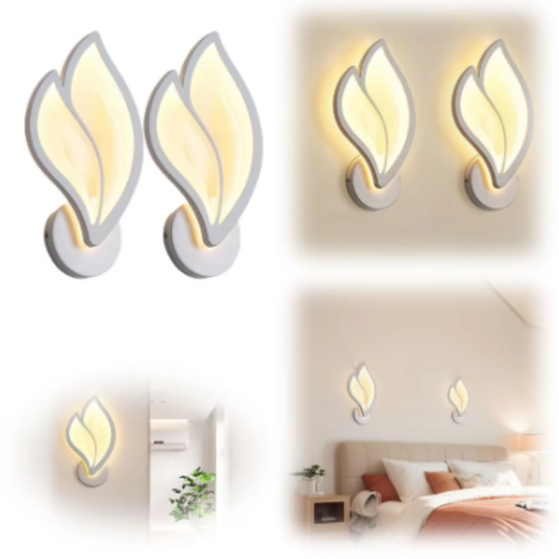 โคมไฟติดผนัง LED รูปทรงใบไม้ ส - Lighting Home Decor Items บทวิจารณ์และราคา