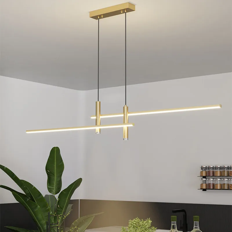 โคมระย้าโต๊ะทานอาหาร LED สีทอง - Lightings Decoration บทวิจารณ์และราคา