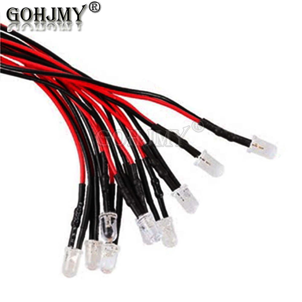 10PCS 3V 5V 12V 24V DC 5มม.ล้า - Orange Lighting Decor บทวิจารณ์และราคา