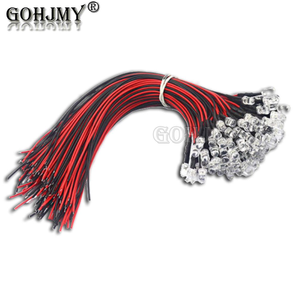 10PCS 3V 5V 12V 24V DC 5มม.ล้า - Orange Lighting Decor บทวิจารณ์และราคา