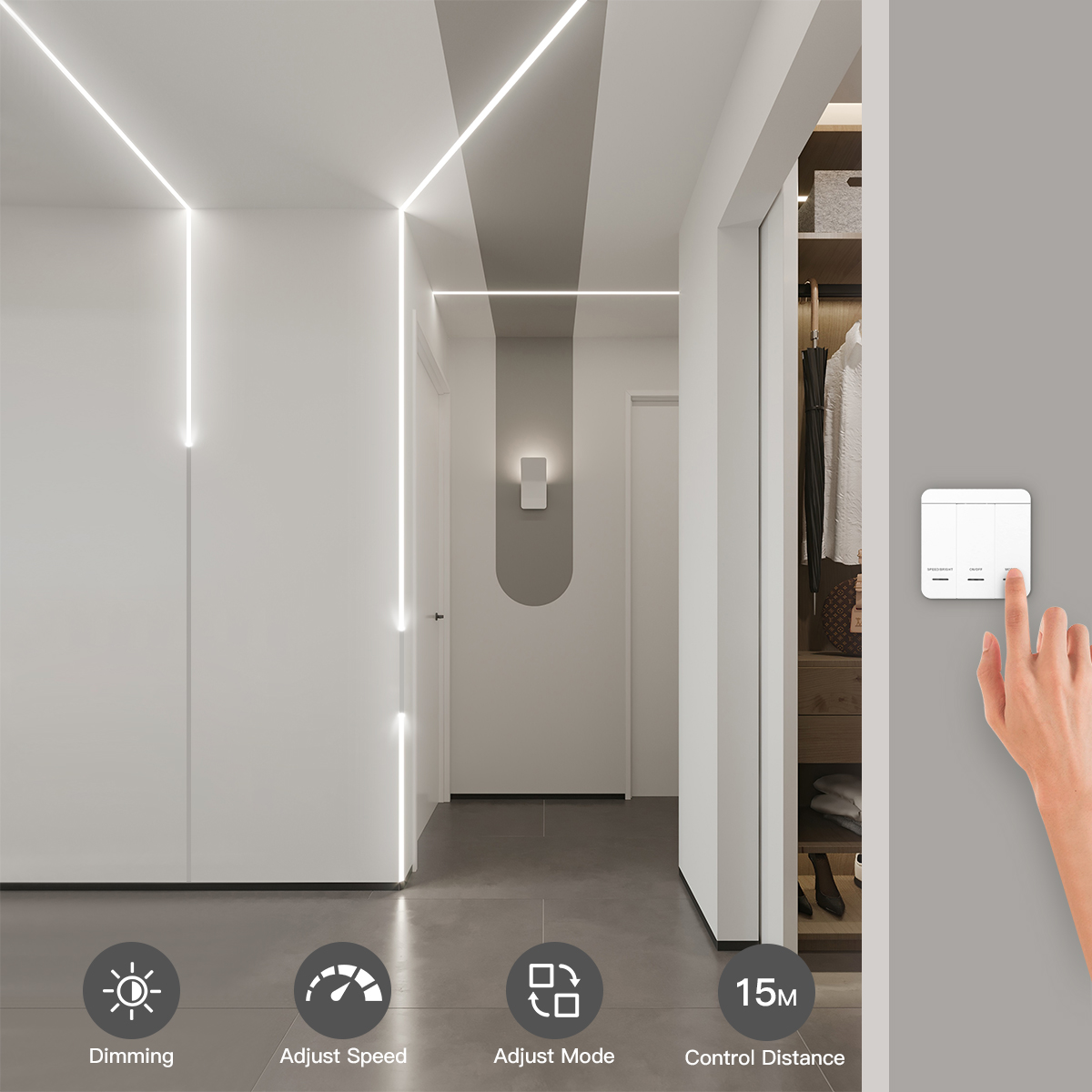 สมาร์ท Addressable1-4pcs LED S - Kitchen Decor Lighting บทวิจารณ์และราคา