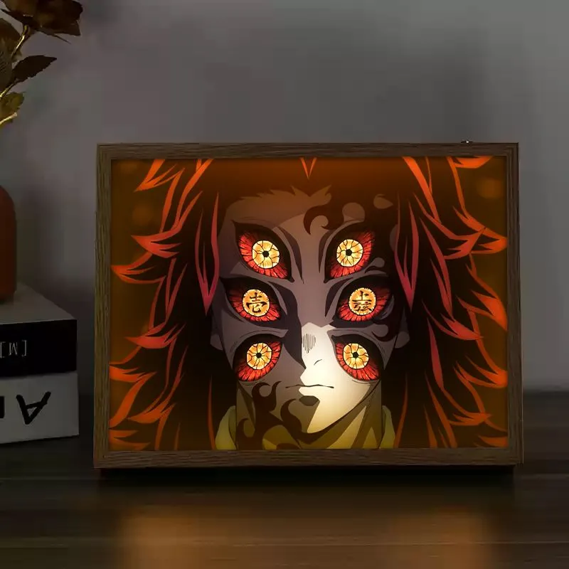 กรอบรูปไฟ LED ลายดาบพิฆาตอสูร  - Lighting Room Decor Photo บทวิจารณ์และราคา
