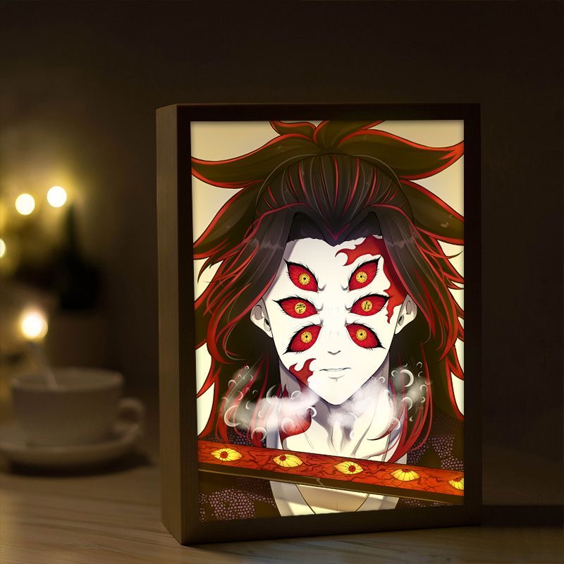 กรอบรูปไฟ LED ลายดาบพิฆาตอสูร  - Lighting Room Decor Photo บทวิจารณ์และราคา