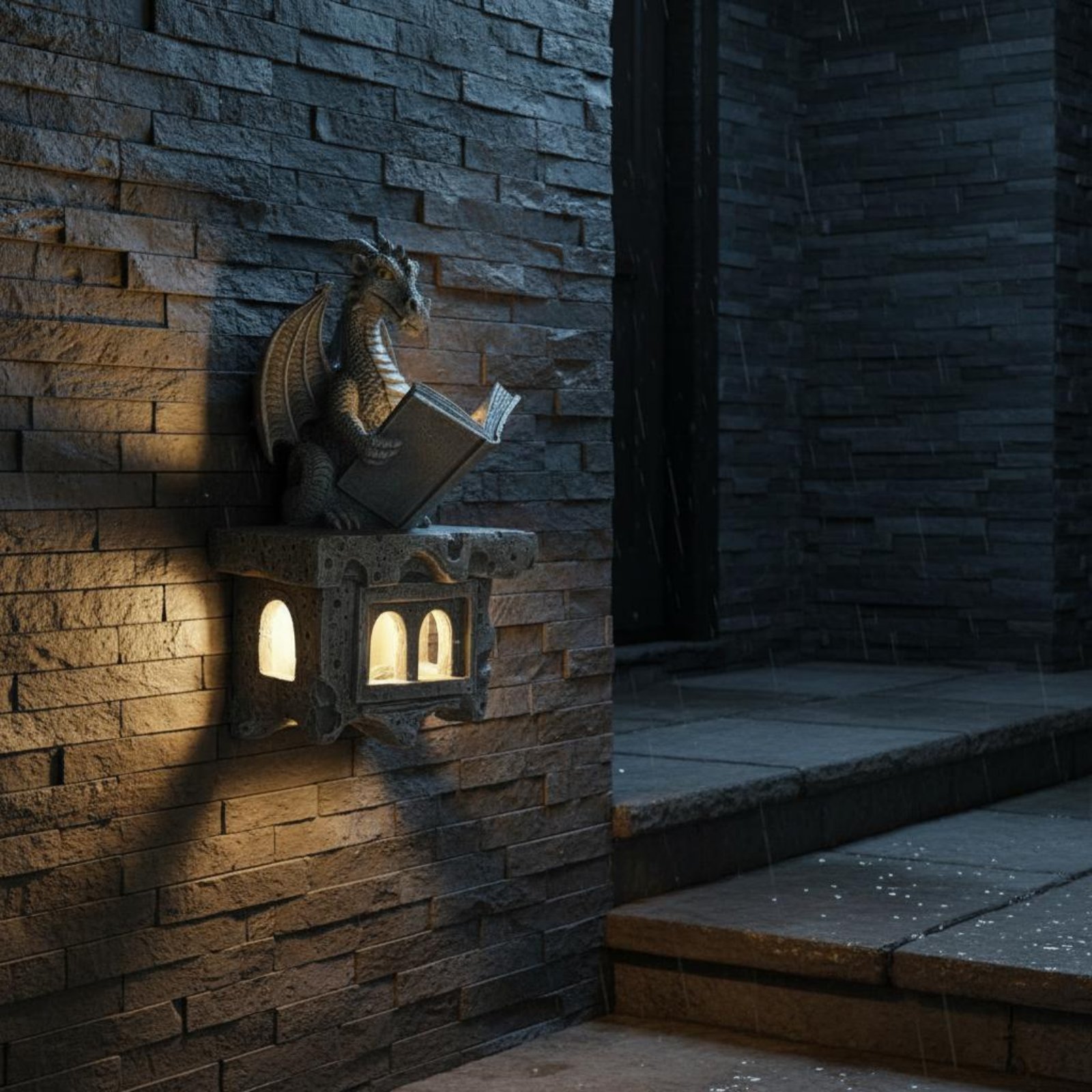 ไฟประดับสวนรูปวิเวิร์นพลังงานแ - Lighting Decoration On Wall บทวิจารณ์และราคา