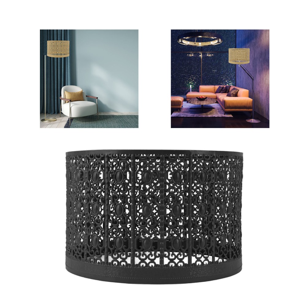 โคมไฟเหล็กแบบเรียบง่าย ลายเรขา - Geometric Lamp Shade บทวิจารณ์และราคา