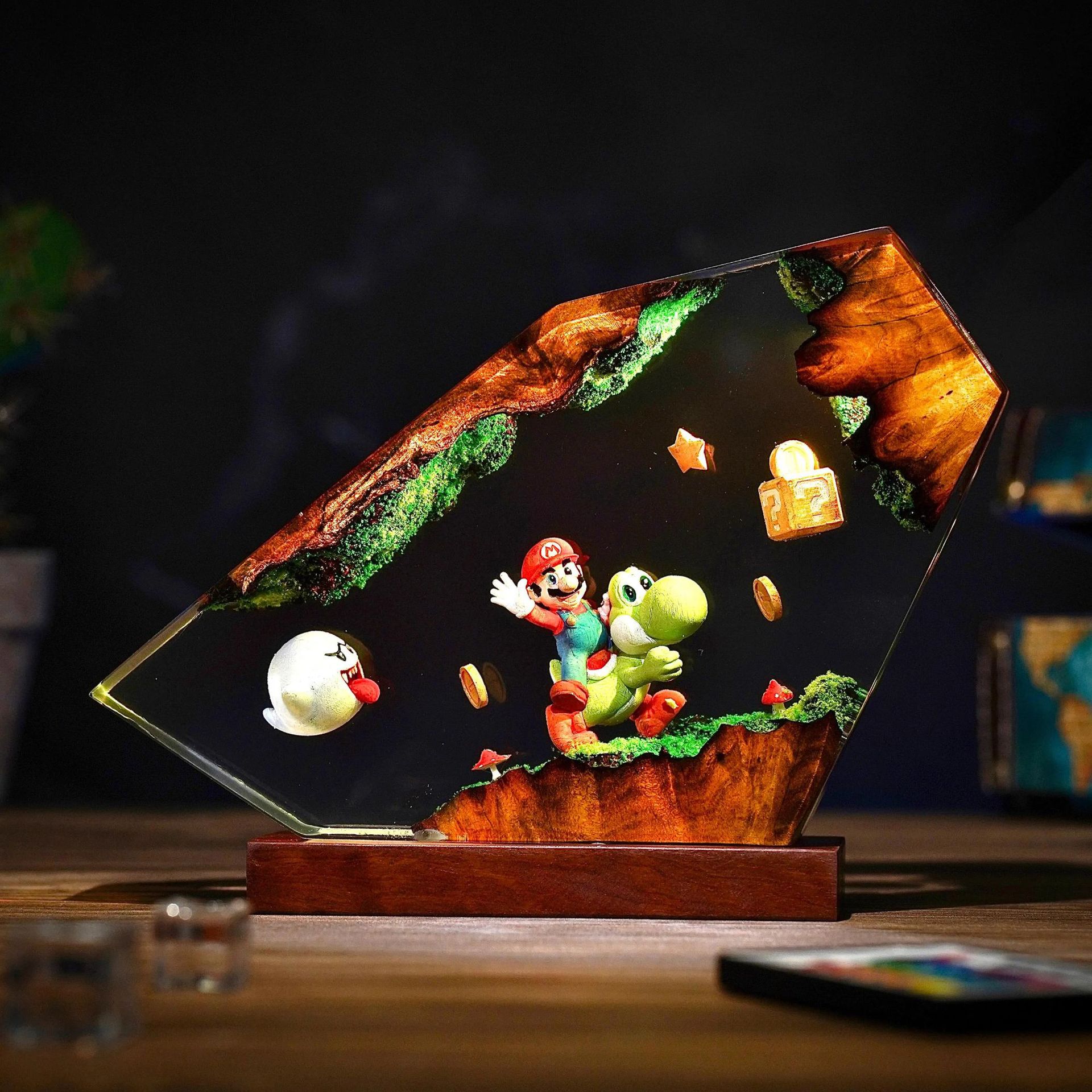 โคมไฟเรซิ่นรูปการ์ตูนอนิเมะ หล - Decor Lighting Table Lamps บทวิจารณ์และราคา