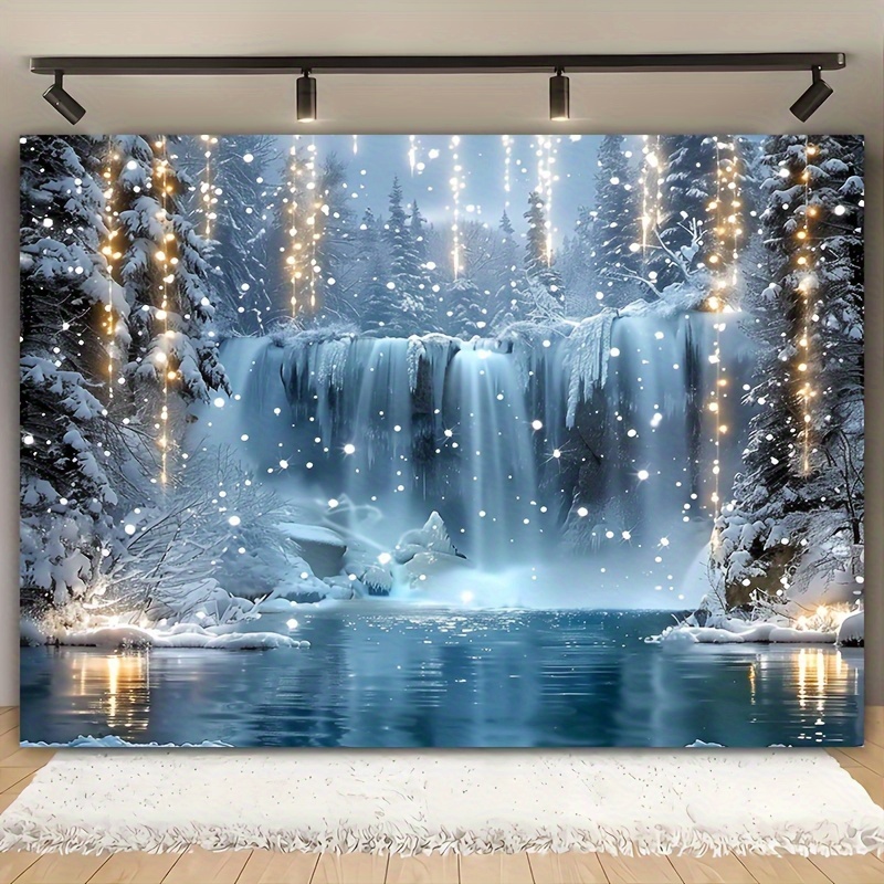 ผ้าพื้นหลังแฟนตาซีคริสต์มาส -  - Elements Lighting Decor บทวิจารณ์และราคา
