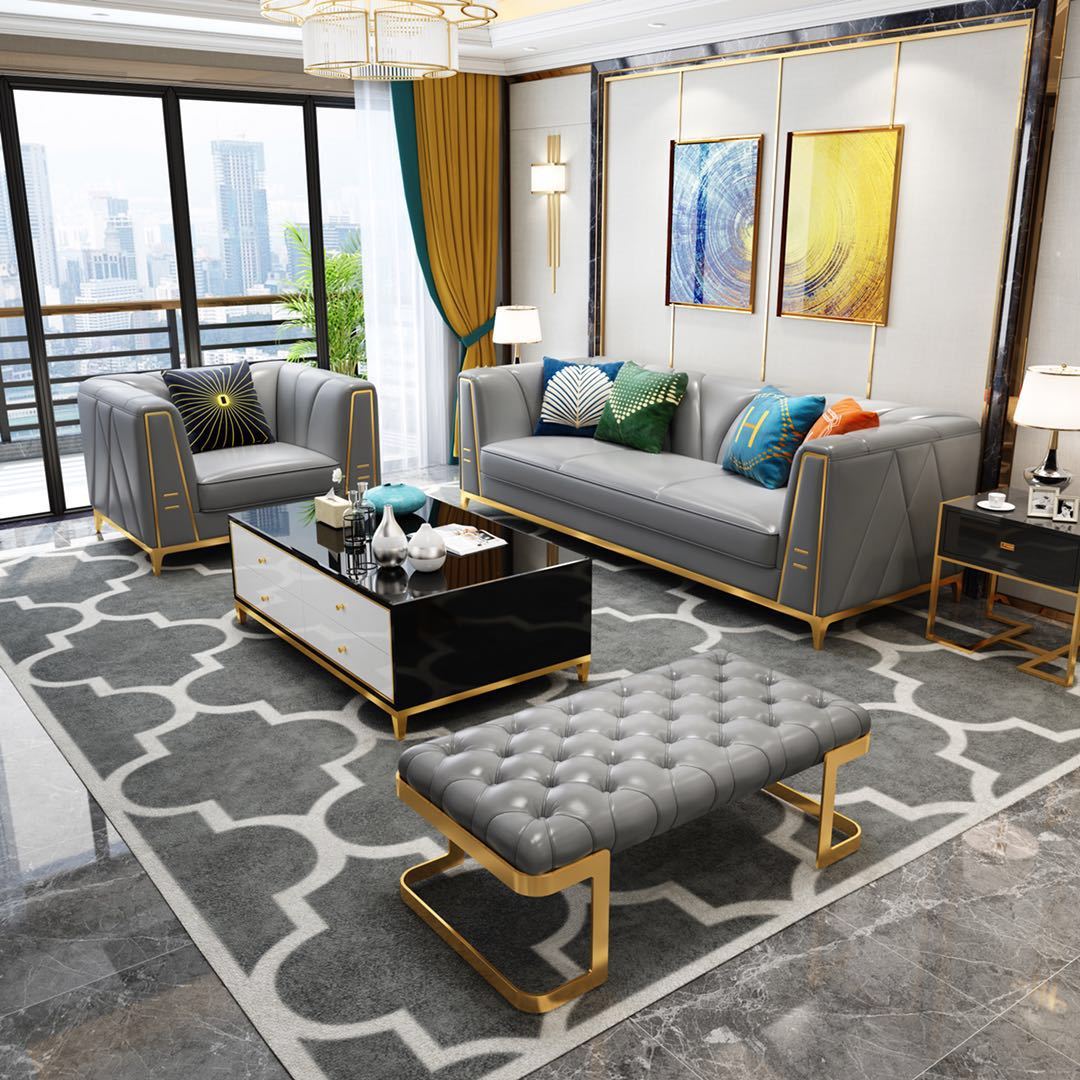 ชุดโซฟาตกแต่งบ้านสีฟ้าอ่อน ดีไ - Decor Lighting Sales บทวิจารณ์และราคา