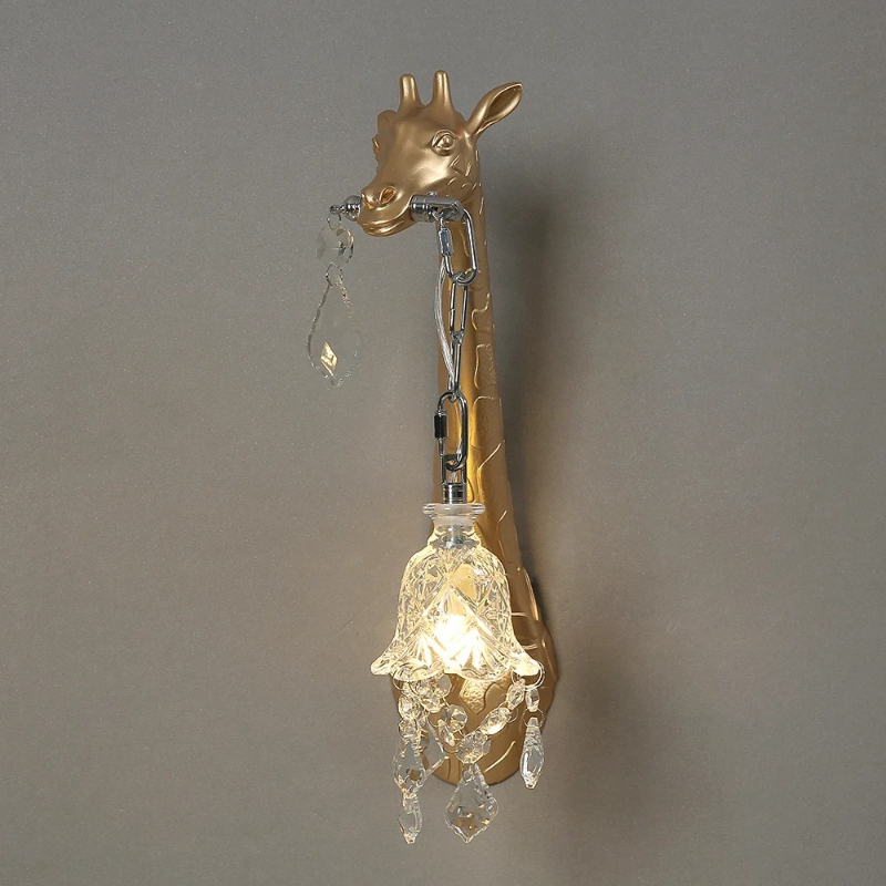 โคมไฟติดผนังรูปยีราฟเรซิ่น สำห - Decor Lighting Sales บทวิจารณ์และราคา
