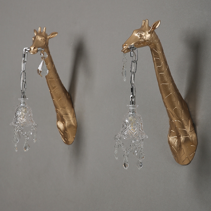 โคมไฟติดผนังรูปยีราฟเรซิ่น สำห - Decor Lighting Sales บทวิจารณ์และราคา