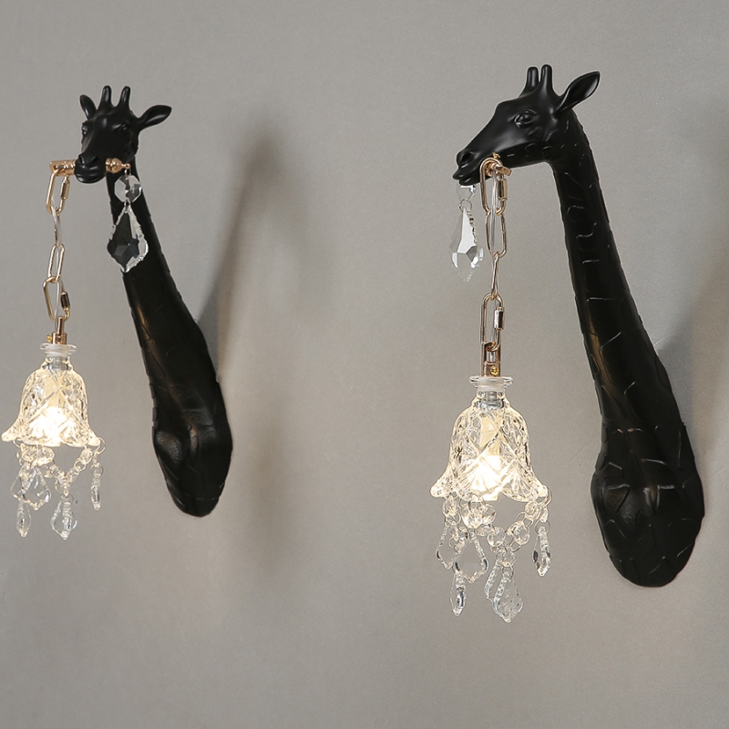 โคมไฟติดผนังรูปยีราฟเรซิ่น สำห - Decor Lighting Sales บทวิจารณ์และราคา