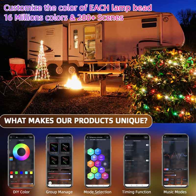 ไฟ LED บลูทูธแบบสาย USB 5V Dre - Decor Lighting Address บทวิจารณ์และราคา