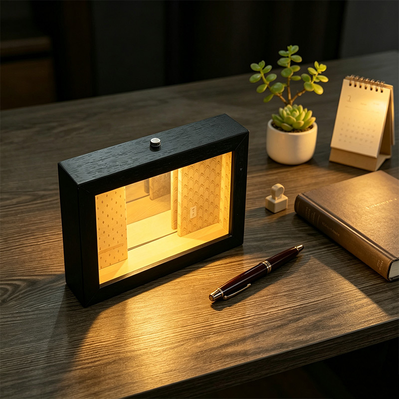 กรอบรูปกระจกอินฟินิตี้พร้อมไฟ  - Lighting Room Decor Photo บทวิจารณ์และราคา