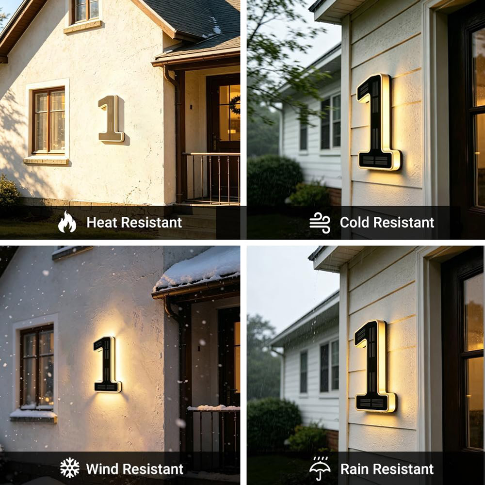 ไฟส่องเลขที่บ้านพลังงานแสงอาทิ - Decor Lighting Address บทวิจารณ์และราคา