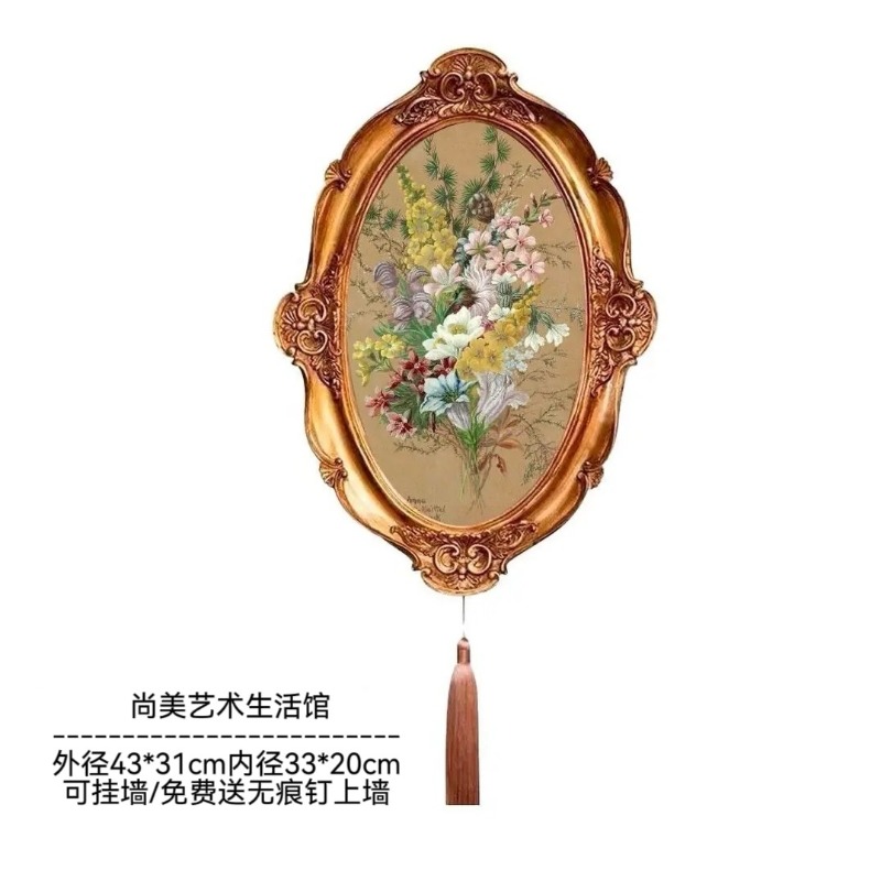 กรอบรูปเรซิ่นสไตล์ยุโรปย้อนยุค - Lighting Room Decor Photo บทวิจารณ์และราคา