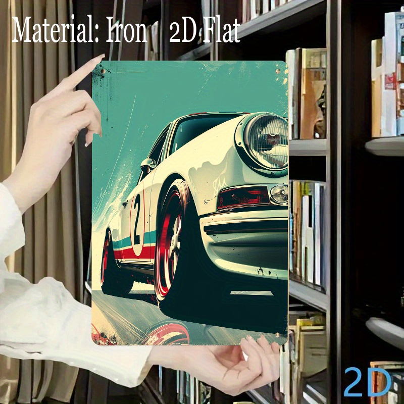 ป้ายโลหะลายสนามแข่งรถวินเทจในย - Elements Lighting Decor บทวิจารณ์และราคา