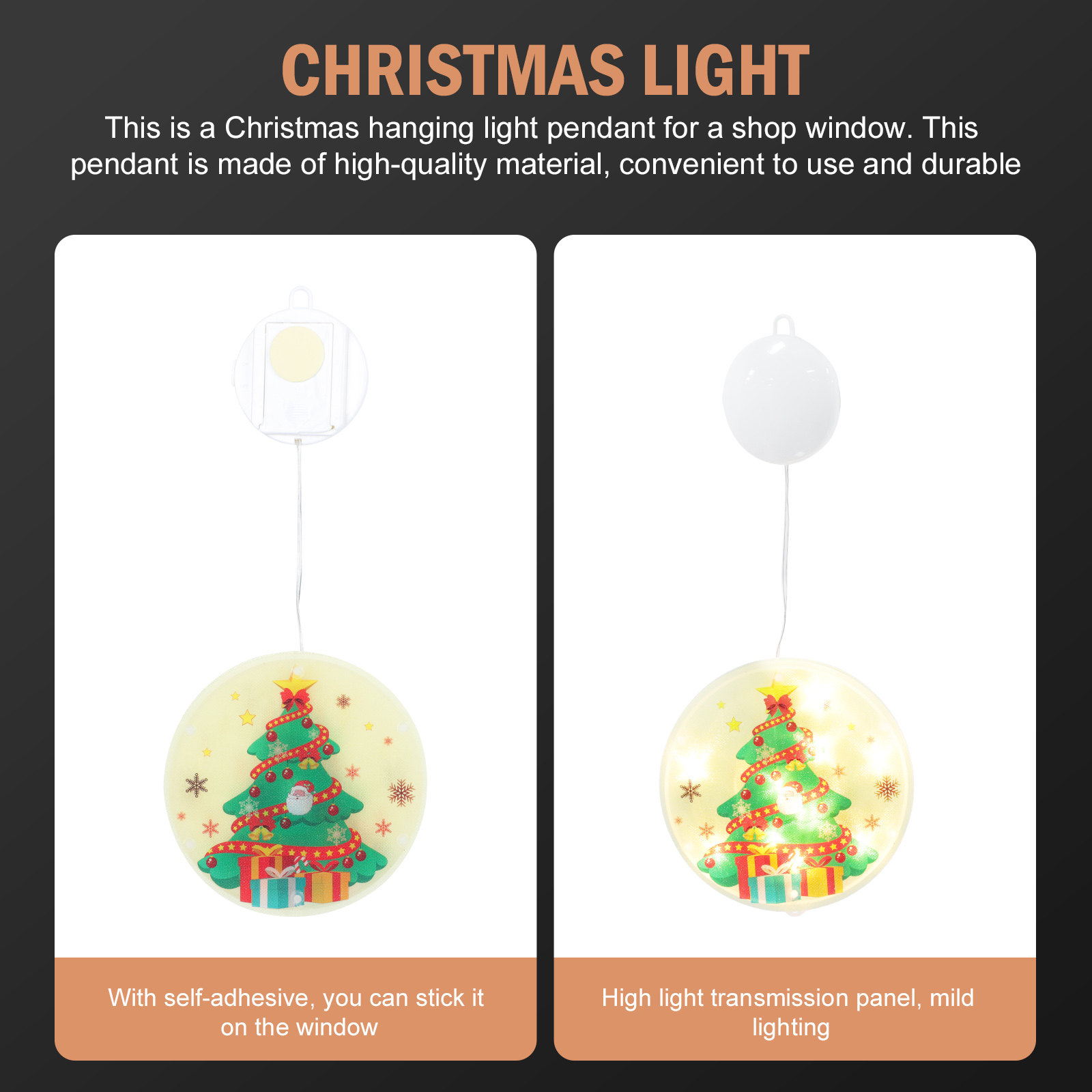 ไฟแขวน LED สำหรับคริสต์มาส 1 ช - Elements Lighting Decor บทวิจารณ์และราคา
