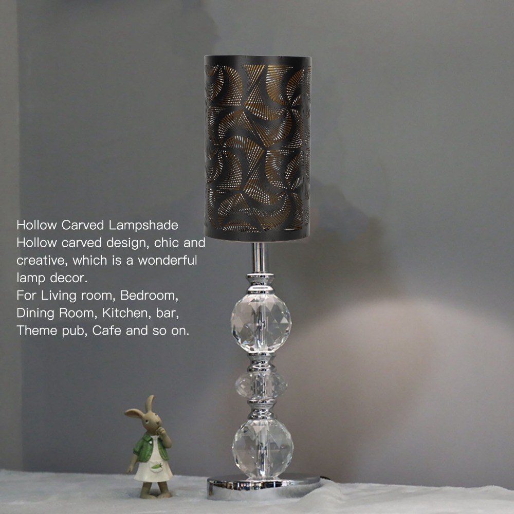 โคมไฟเหล็กแบบเรียบง่าย รูปแบบเ - Geometric Lamp Shade บทวิจารณ์และราคา