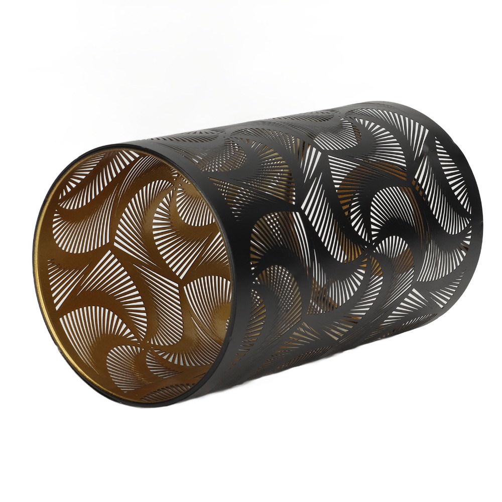โคมไฟเหล็กแบบเรียบง่าย รูปแบบเ - Geometric Lamp Shade บทวิจารณ์และราคา